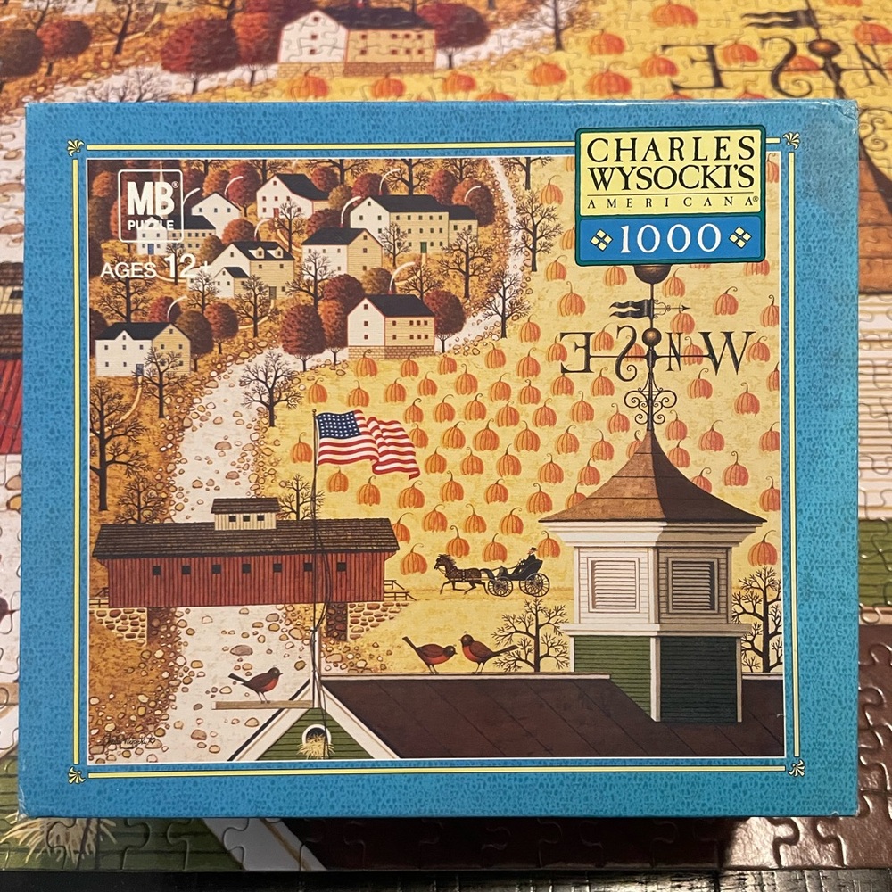 Charles Wysocki’s Americana 1000 Piece Puzzle - Used, Complete